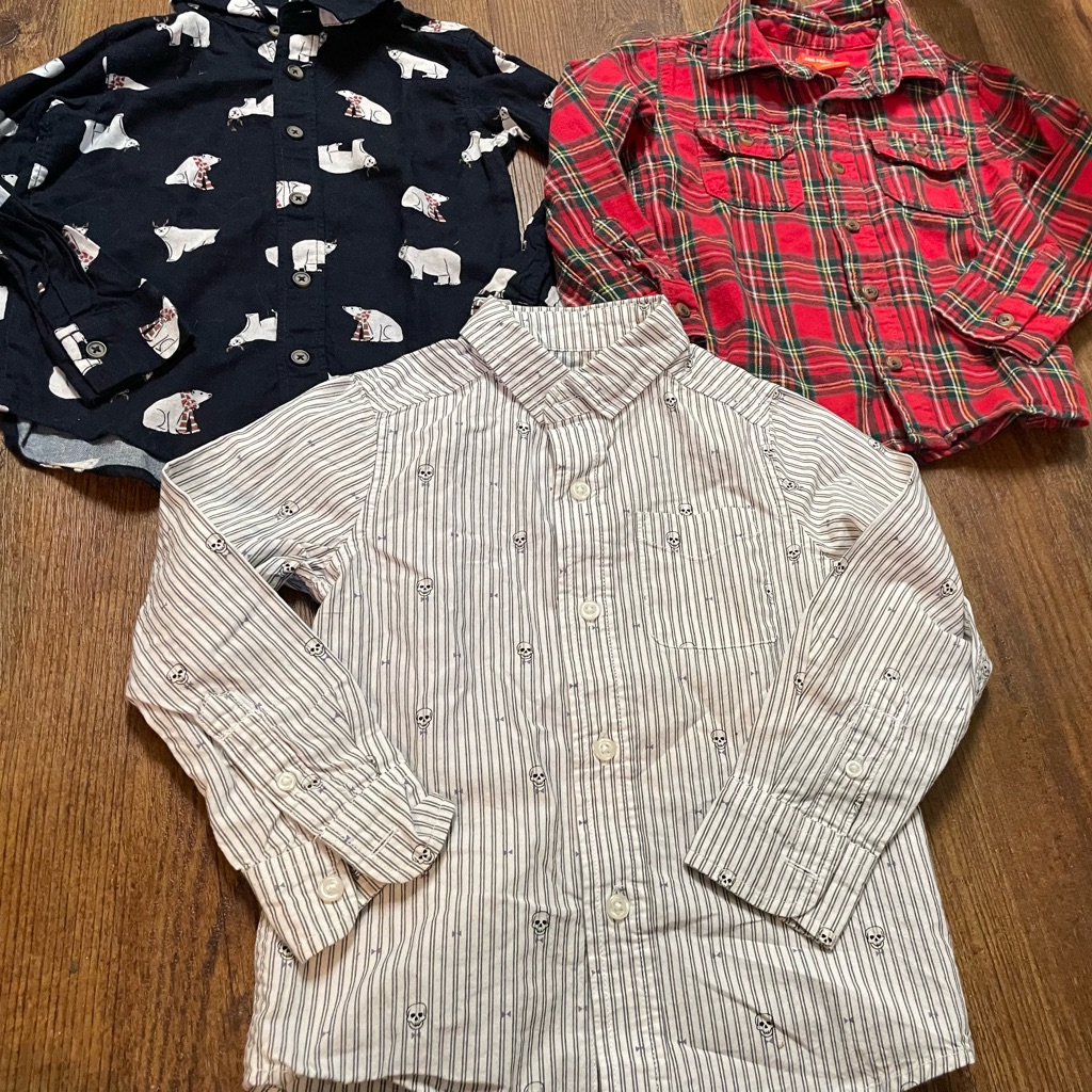 Three Button Down Shirts